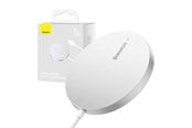 Puhelin - Adapterit & Laturit - Baseus Magnetic Wireless Charger  Simple Mini3 15W (Silver) - CCJJ040012