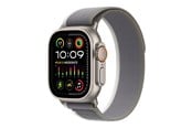 Smartwatch - Lisävarusteet - Apple 49mm Green/Gray Trail Loop - S/M - MT5Y3ZM/A