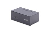 KVM-kytkimet - StarTech.com P2DD46A2-KVM-SWITCH 2-Port Dual-Monitor DisplayPort KVM Switch 4K 60Hz 2x USB 5Gbps Hub Ports 2x USB 2.0 HID Ports Hotkey and Push-Button Switching - P2DD46A2-KVM-SWITCH