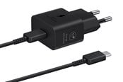 Puhelin - Adapterit & Laturit - Samsung 25W USB-C GaN Power Adapter (Incl. cable) - Black - EP-T2510XBEGEU