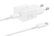 Puhelin - Adapterit & Laturit - Samsung 25W USB-C GaN Power Adapter (Incl. cable) - White - EP-T2510XWEGEU