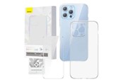 Puhelin - Kannet ja kotelot - Baseus Transparent Case and Tempered Glass set  Corning for iPhone 13 Pro - P60112201201-01