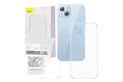 Puhelin - Kannet ja kotelot - Baseus Transparent Case and Tempered Glass set Corning for iPhone 14 Plus - P60112202201-02