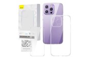 Puhelin - Kannet ja kotelot - Baseus Transparent Case and Tempered Glass set  Corning for iPhone 14 Pro Max - P60112202201-03