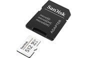 Muistikortti - SANDISK High Endurance microSD/SD - 100MB/s - 512GB - SDSQQNR-512G-GN6IA