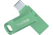USB-tikku - SANDISK Ultra Dual Drive Go - Absintinvihreä - 256GB - USB-tikku - SDDDC3-256G-G46AG