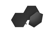 Smart Home - Älykoti - Nanoleaf Shapes Black Hexagons Expansion Pack (3 Panels) - NL42-0101HX-3PK
