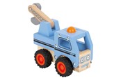 Leluautot - Small Foot - Wooden Tow Truck Blue - 12446