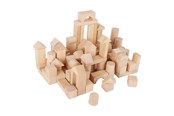 Puulelut - Small Foot - Wooden Building Blocks in Bag 100dlg. - 7073