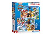 Palapelit - Clementoni Puzzle PAW Patrol 2x60st. Lattia - 21617