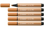 Kirjoitus- ja piirustustarvikkeet - STABILO Pen 68 MAX - Fibre-tip Pen with Thick Chisel Tip - Dark Ocher - 768/89