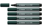 Kirjoitus- ja piirustustarvikkeet - STABILO Pen 68 MAX - Fibre-tip Pen with Thick Chisel Tip - Earth Green - 768/63