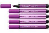 Kirjoitus- ja piirustustarvikkeet - STABILO Pen 68 MAX - Fibre-tip Pen with Thick Chisel Tip - Lilac - 768/58