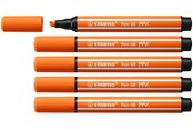 Kirjoitus- ja piirustustarvikkeet - STABILO Pen 68 MAX - Fibre-tip Pen with Thick Chisel Tip - Pale Vermilion - 768/30
