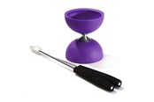 Ulkoleikit - Eureka Rubber Diabolo with Aluminum Sticks - Purple - 52515705
