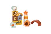 Leiki & Opi - Small Foot - Wooden Discovery Blocks Safari 12dlg - 12230