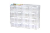 Luovat leikit - Hama Ironing Beads Storage Box Set with 16 storage boxes - 6760