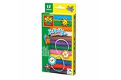 Luovat leikit - SES Creative infinity Modeling Clay - 12 Pack (180Gr) - 00406