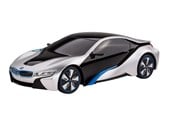 Kauko-ohjattavat - RASTAR R/C 1:24 BMW I8 Silver - 48400