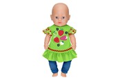 Nuket & tarvikkeet - Dolly Moda Dress+Leggings Strawberry 43cm - 871263