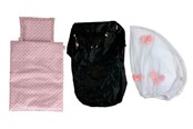 Nuket, pehmolelut ja oheistarvikkeet - Happy Friend Pram Accessories Set - 504391
