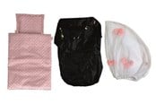 Nuket, pehmolelut ja oheistarvikkeet - Happy Friend Pram Accessories Set - 504391