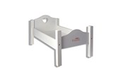 Nuket, pehmolelut ja oheistarvikkeet - Happy Friend Wooden Doll Bed - 504321