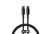 USB kaapelit - Baseus Tungsten Gold Cable Type-C to Type-C 100W 2m (black) - CATWJ-A01