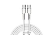 USB kaapelit - Baseus Cable USB-C to USB-C  Cafule 100W 2m (white) - CATJK-D02
