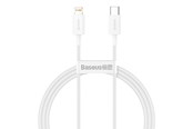USB kaapelit - Baseus Superior Series Cable USB-C to Lightning 20W PD 1m (white) - CATLYS-A02