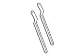 Seinäkiinnitys, AV-kiinnikkeet & AV-kalusteet - Poly mounting kit - for video conferencing system - Max - recommended for 65" - 2215-69381-001
