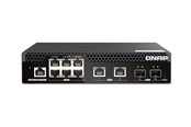 Kytkimet - QNAP Web Managed Series - switch - half-width Layer 2 - 10 ports - Managed - rack-mountable - QSW-M2106R-2S2T