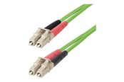 Verkkokaapelit - StarTech.com 25m (82ft) LC to LC (UPC) OM5 Multimode Fiber Optic Cable - patch cable - 25 m - green - Vihreä - 25m - LCLCL-25M-OM5-FIBER