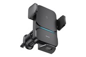 Puhelin - Muut lisävarusteet - Baseus Wisdom Wireless Charging Air vent Electric Car Phone Holder (black) - CGZX000001