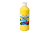 Luovat leikit - Creall Gloss Gloss Paint Yellow 500ml - 01271