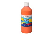 Luovat leikit - Creall Gloss Gloss Paint Orange 500ml - 01272