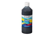Luovat leikit - Creall Gloss Gloss Paint Black 500ml - 01279