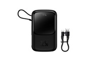 Powerbank - Baseus Qpow PRO with cable 10000mAh 22.5W (Black) Powerbank - musta - 10000 mAh - PPQD060101