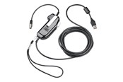 Kaapelihyllyt, Kaapelisukat & Kaapelisiteet - Poly - PTT (push-to-talk) headset adapter for headset - monaural no serial - TAA Compliant - 8K712AA#AC3