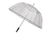 Vapaa-aika & Matkailu - Falcone dome umbrella manual opening 111 cm transparent/black - RD-2-8120