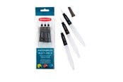 Kirjoitus- ja piirustustarvikkeet - Derwent Waterbrush For Watercolour Painting Pack Of 3 Includes Chisel Tip Fine Tip & Medium Tip - 2301975