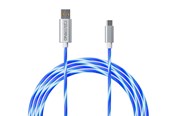 Pelit - lisävarusteet - Oniverse MICRO USB CHARGE CABLE WITH LED 2 METERS - Wired - ONICAB1-MICROUSB2-WHT