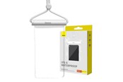 Puhelin - Kannet ja kotelot - Baseus Waterproof phone case  AquaGlide with Cylindrical Slide Lock (white) - P60263701213-00