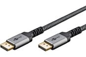 Näyttökaapeli - Pro Displayport 1.4 Sleeved - 3m - Musta - HDMI1.4SL3