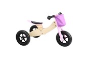 Tasapainopyörät, potkuautot ja potkulaudat - Small Foot - Wooden Tricycle and Balance Bike 2in1 - 11611