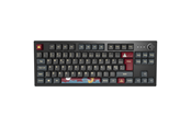 Näppäimistöt - Montech MKey TKL Darkness - Gateron G Pro 2.0 Red - Pelinäppäimistö - ilman numpadia - Pohjoismainen - Musta - MK87DR-Nor