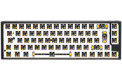 Näppäimistöt - Ducky One 3 - Classic - SF 65% - RGB - ND - Barebone ISO (No Switches / Keycaps) - Pelinäppäimistö - Pohjoismainen - Harmaa - DKON2167ST-ISO01