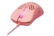 Hiiret - Deltaco GAMING PM75 Ultralight Wired - Pelihiiri - 7 painiketta - Vaaleanpunainen - GAM-108-P