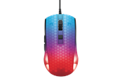 Hiiret - Deltaco GAMING DM310 Transparent RGB Ultralight Wired - Pelihiiri - 6 painiketta - Musta - GAM-144