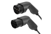 Sähköauton lataus - Deltaco E-Charge cable type 2 - type 2 3 phase 16A Spiral 3M/5M - EV-3215-S